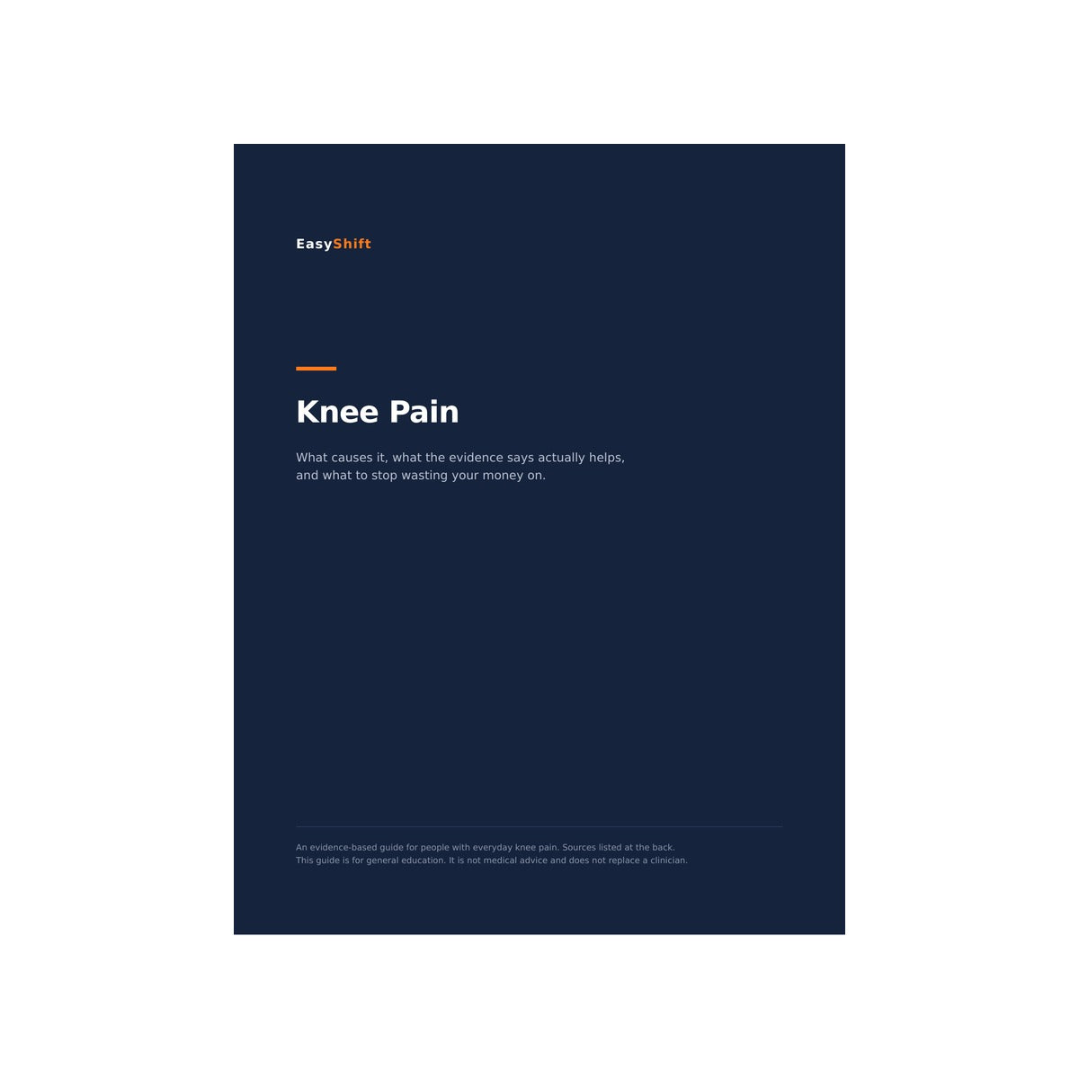 Knee Pain e-book