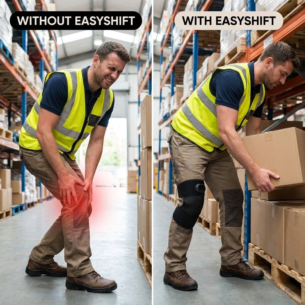 Without vs with EasyShift