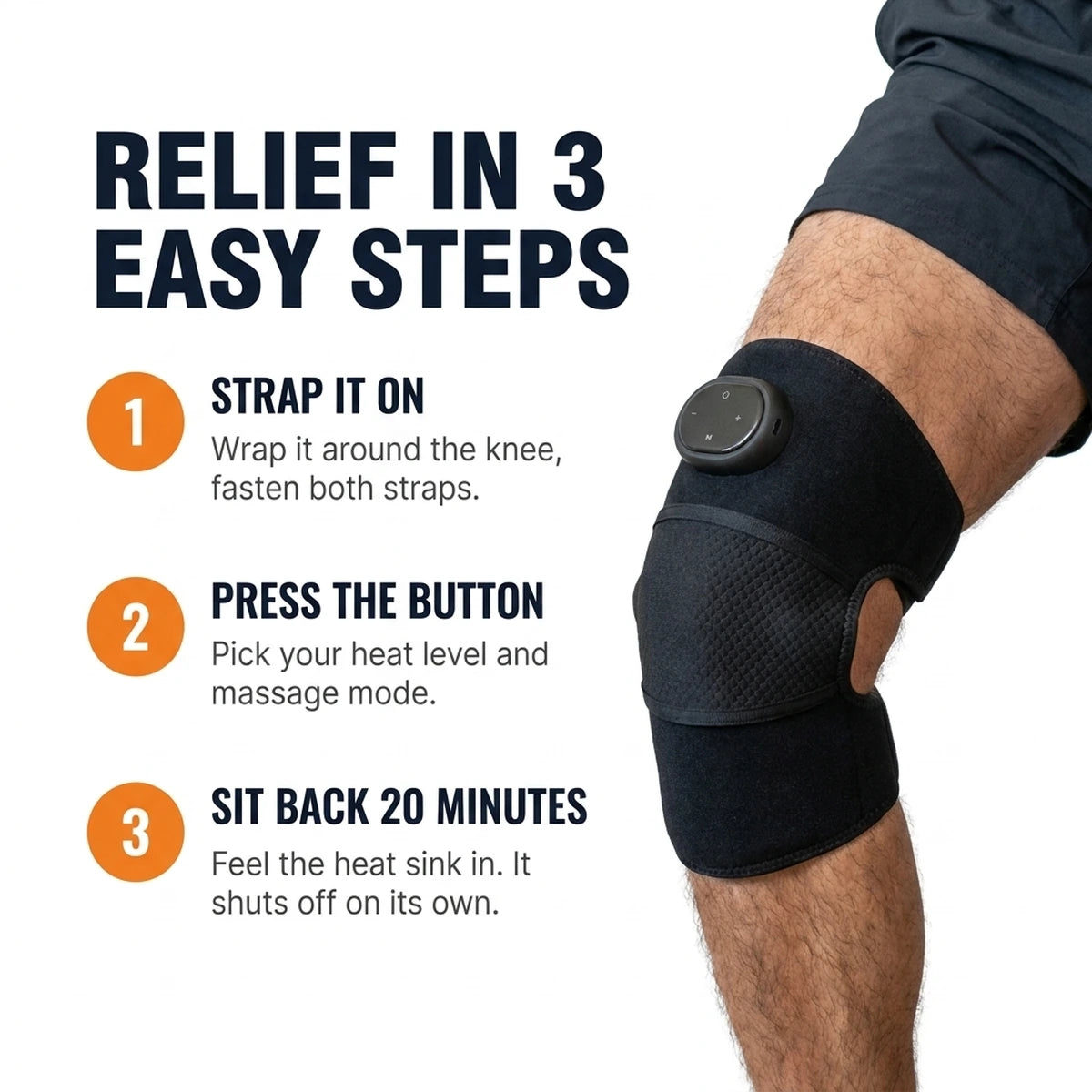 Relief in 3 easy steps